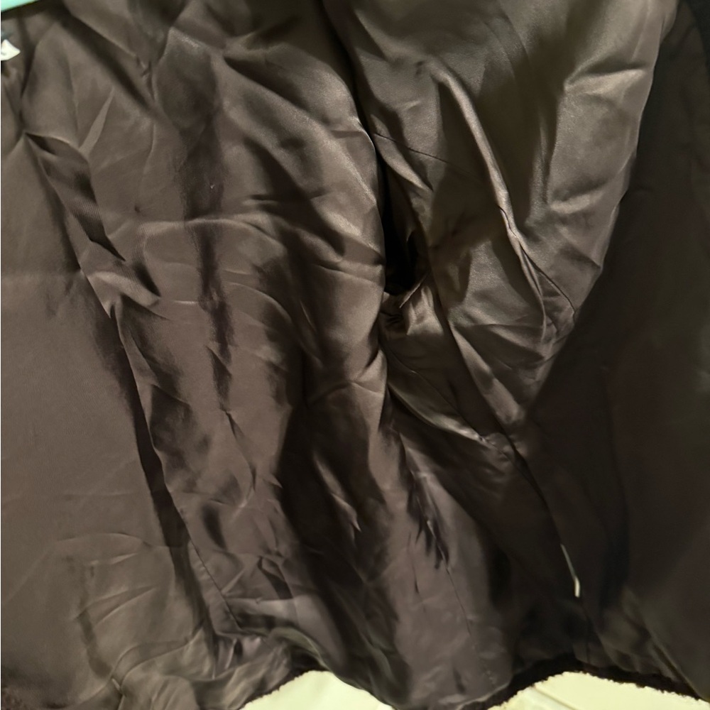 Eileen Fisher Dark Brown Teddy Jacket - Picture 10 of 10
